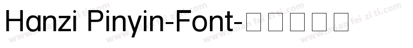 Hanzi Pinyin-Font字体转换